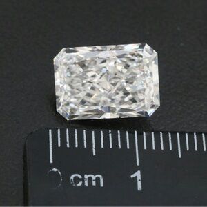 Elegant 5.06 Carat Cut Cornered Rectangular Modified Brilliant Lab Grown Diamond